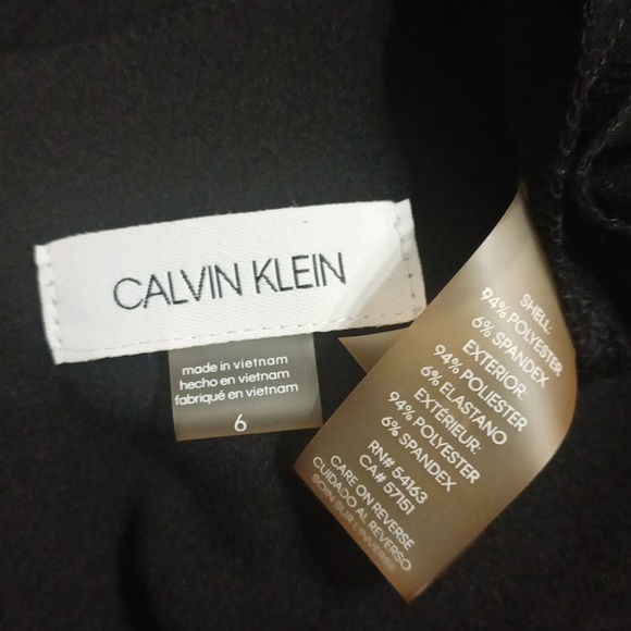 Calvin Klein women's little black dress size 6 - Picture 17 of 17